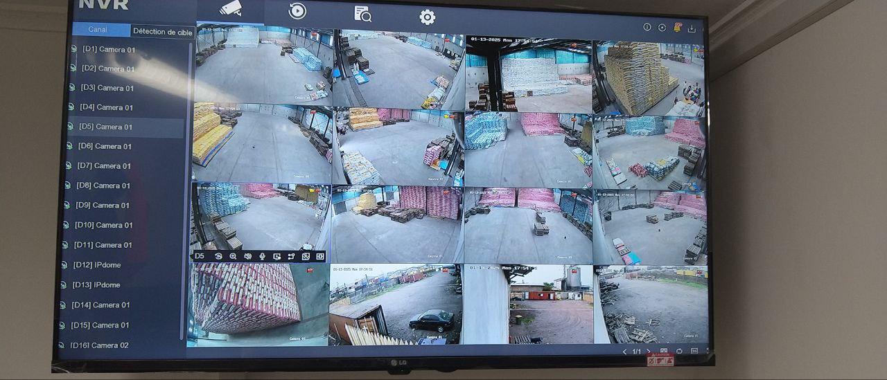 Analog & IP Camera Deployment — Olam Agri E3 (Douala Port)
